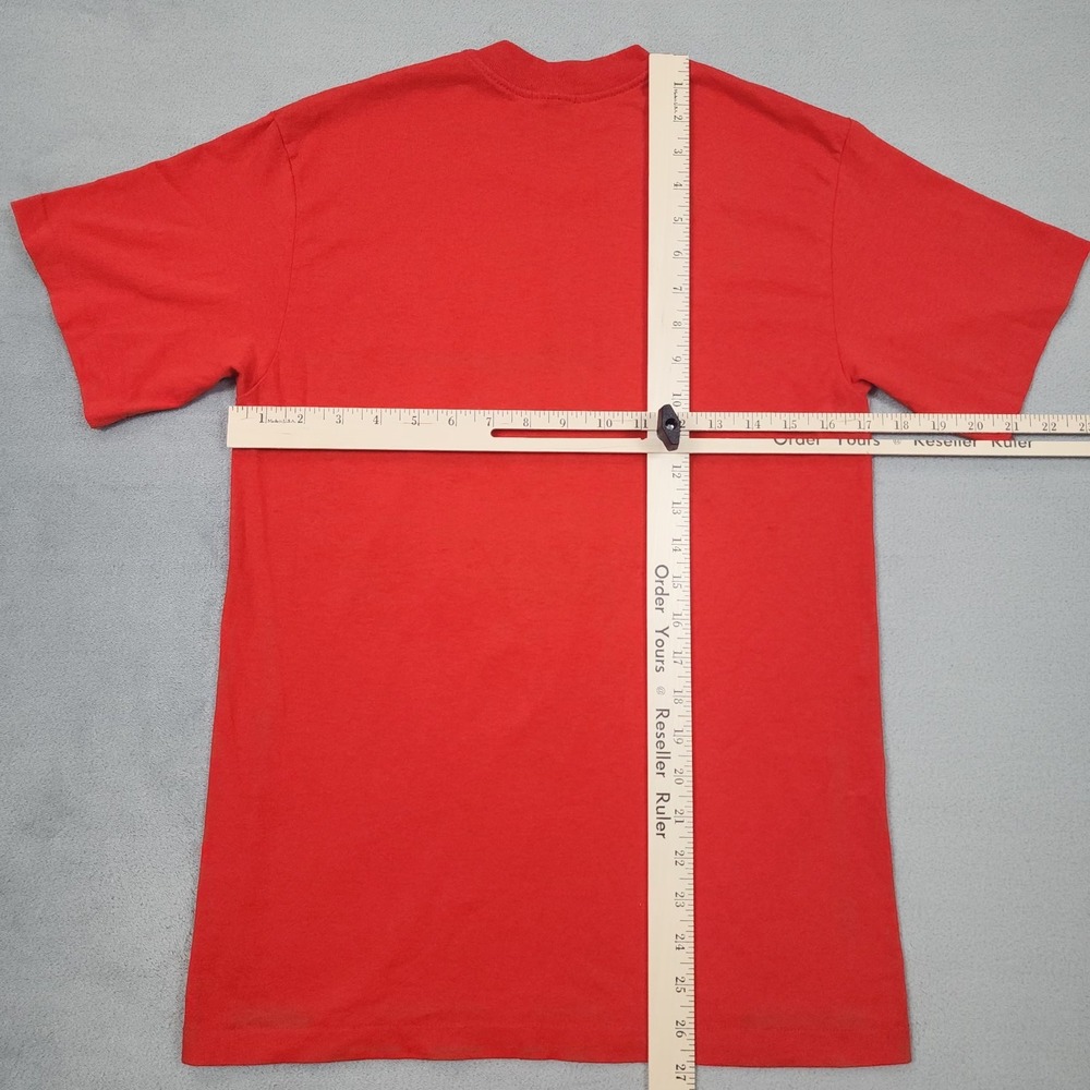 Vintage 1991 Chicago Bulls Shirt Mens S Red NBA Basketball Graphic Single Stitch - Picture 6 of 9
